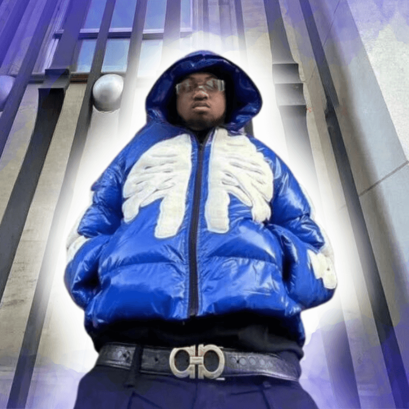 chaqueta de plumas Y2K