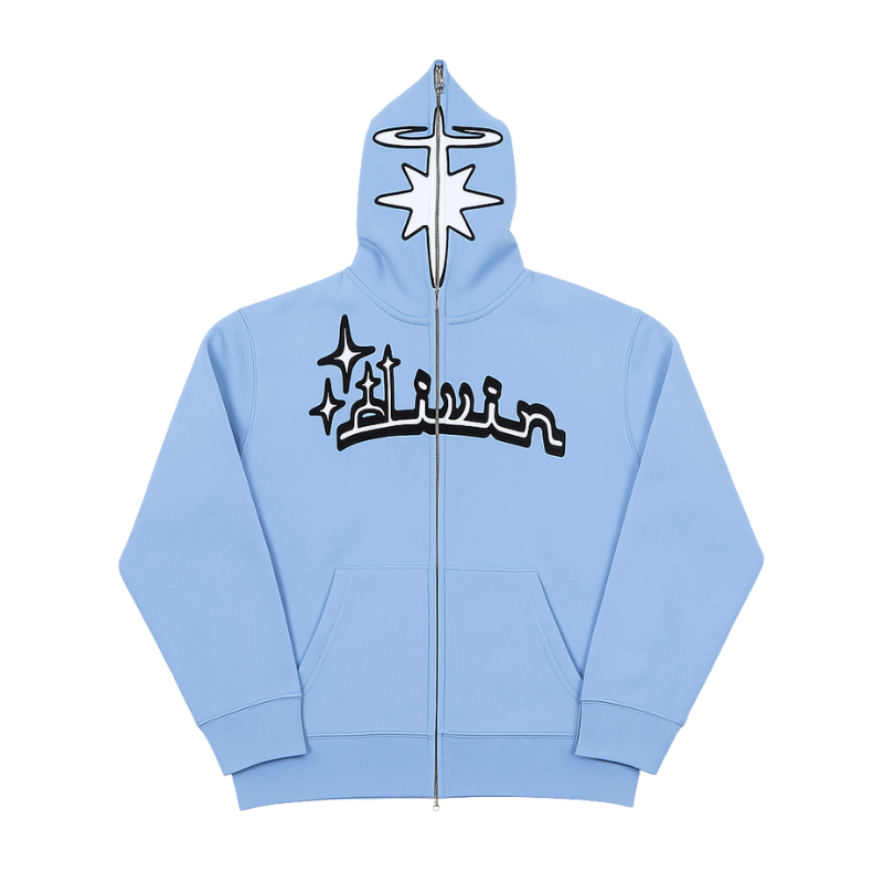 Full Zip Etoile Bleu Y2K