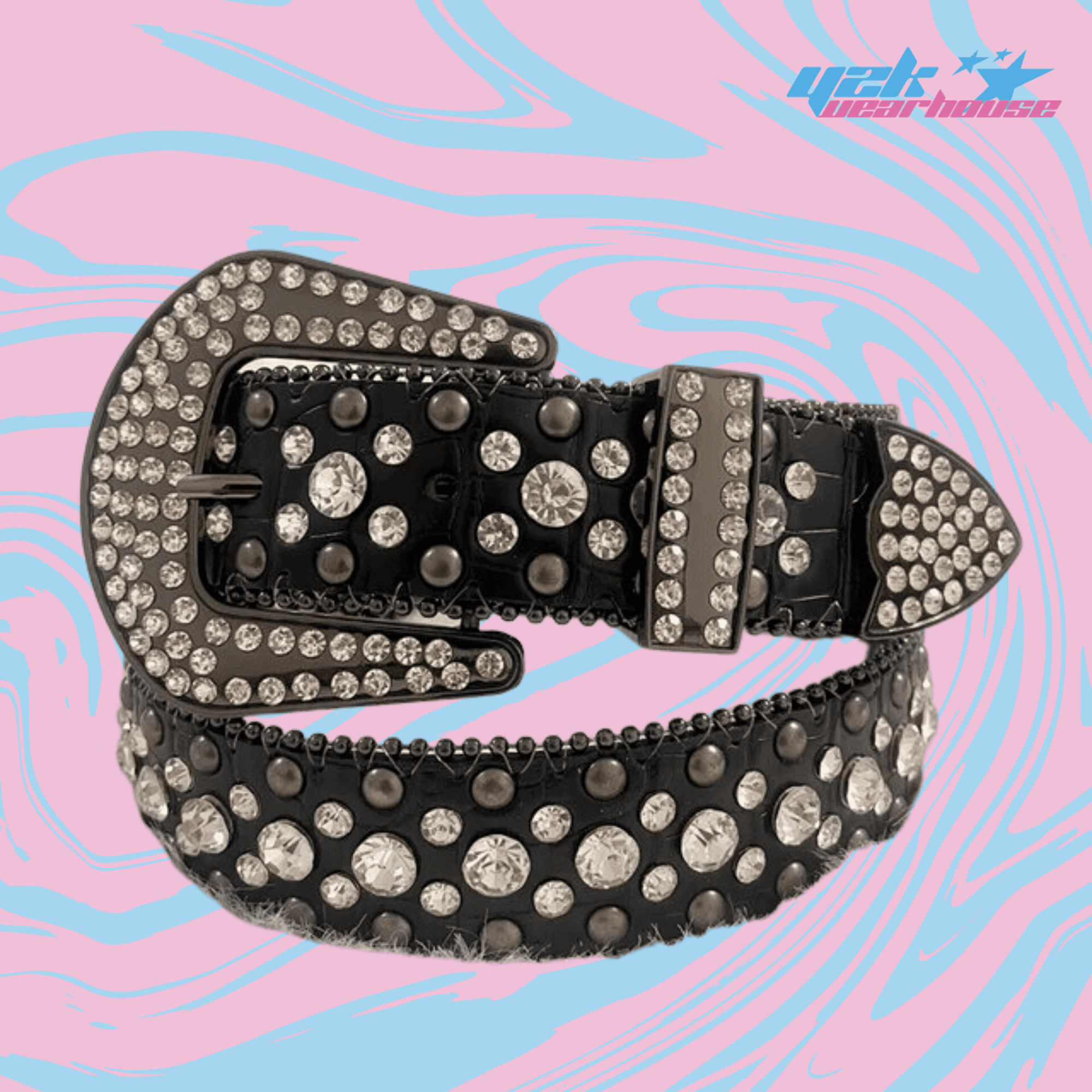 Ceinture enfant bleu rayée gris Ceinture enfant bleu rayée gris