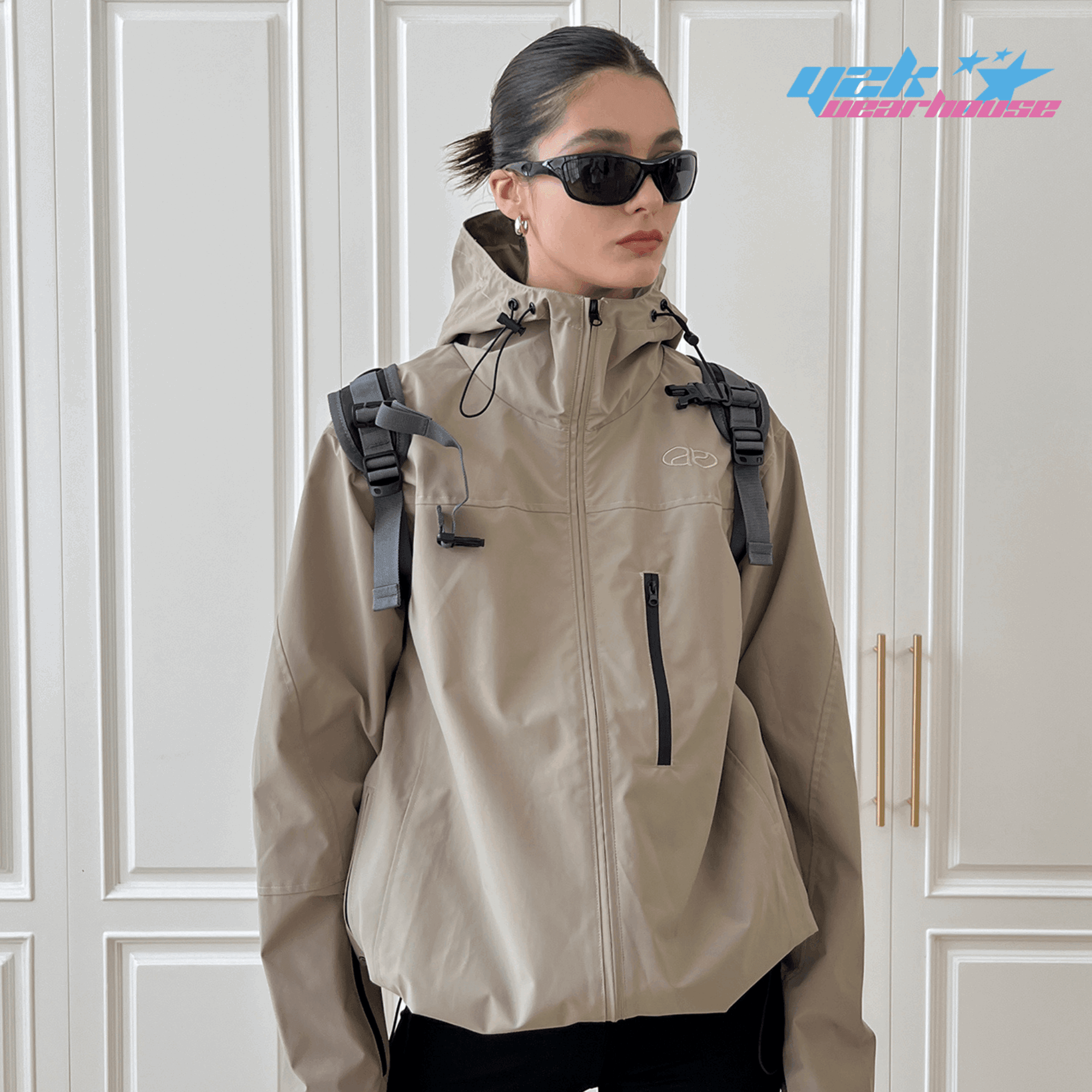 Techwear Y2K Windbreaker - Y2K Wearhouse Techwear Y2K Windbreaker - Y2K Wearhouse
