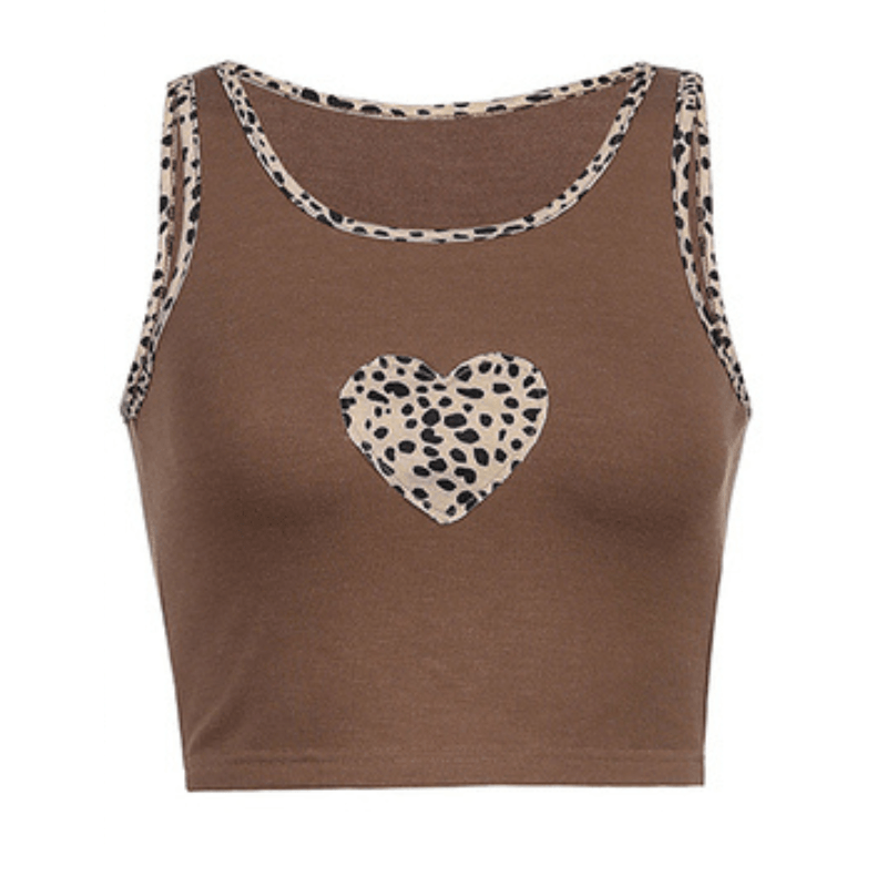 Crop Top Marron