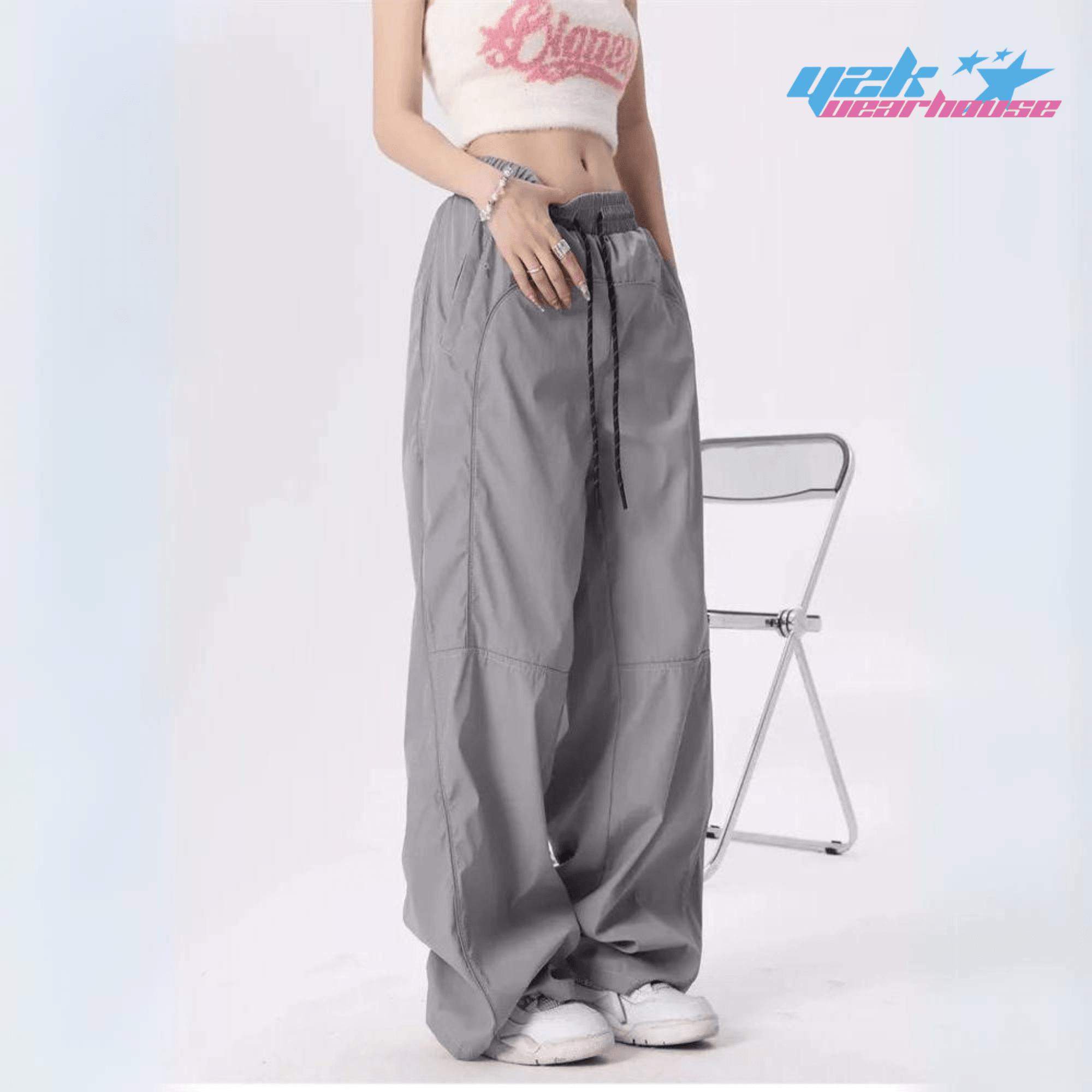 Jogging Baggy Gris Y2K