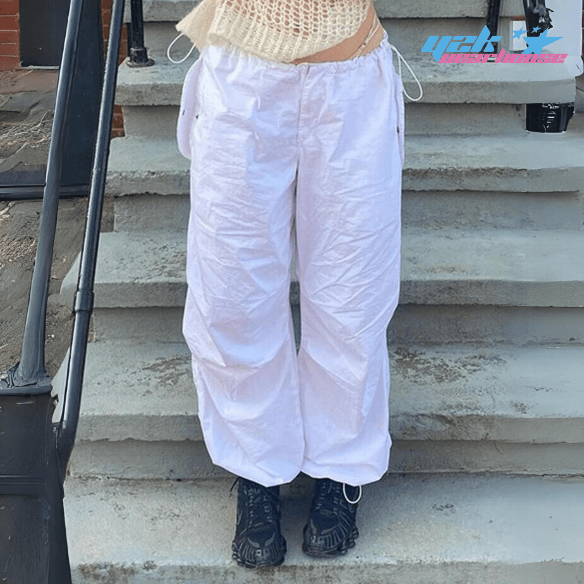 Pantalon Parachute Y2K