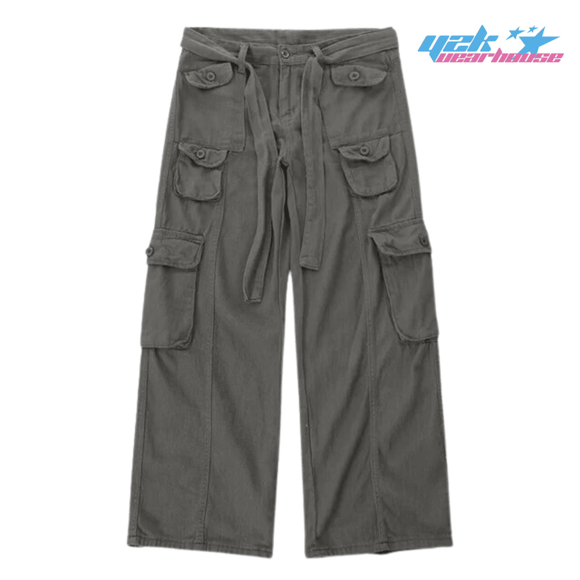 Pantalon Rétro Kaki Y2K