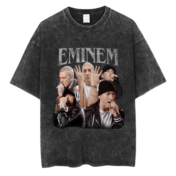 eminem OLDStüssy bund s/s tee y2k grunge Eminem Y2K T-Shirt - Urban Style and Artistic Homage - Y2K Wearhouse