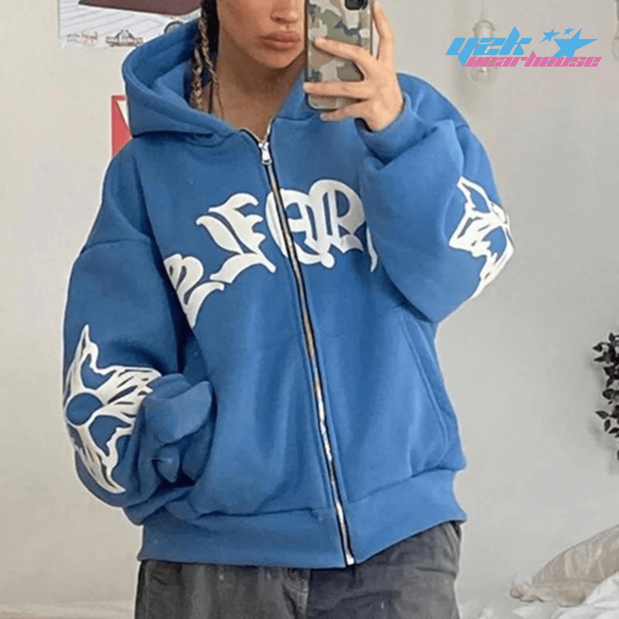 Y2K Zip Jacket - Y2K Wearhouse Y2K Zip Jacket - Y2K Wearhouse