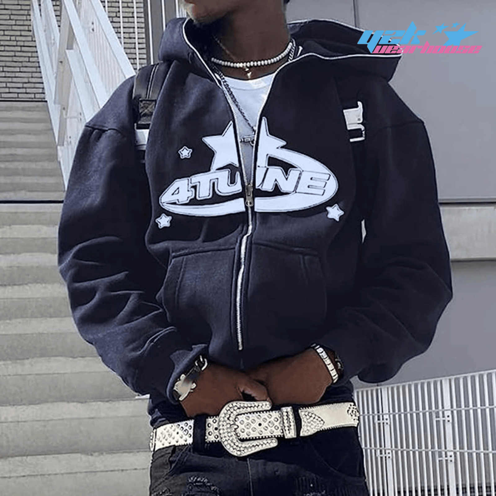 Y2K Full Zip Jacket in Multiple Sizes